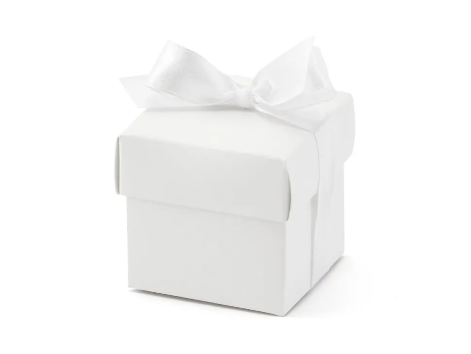 Geschenkdoosjes Kubus Strik 5,2cm 10st