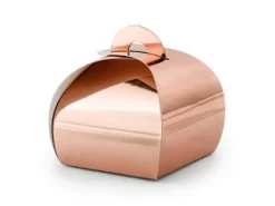 Geschenkdoosjes Rose Goud 6cm 10st