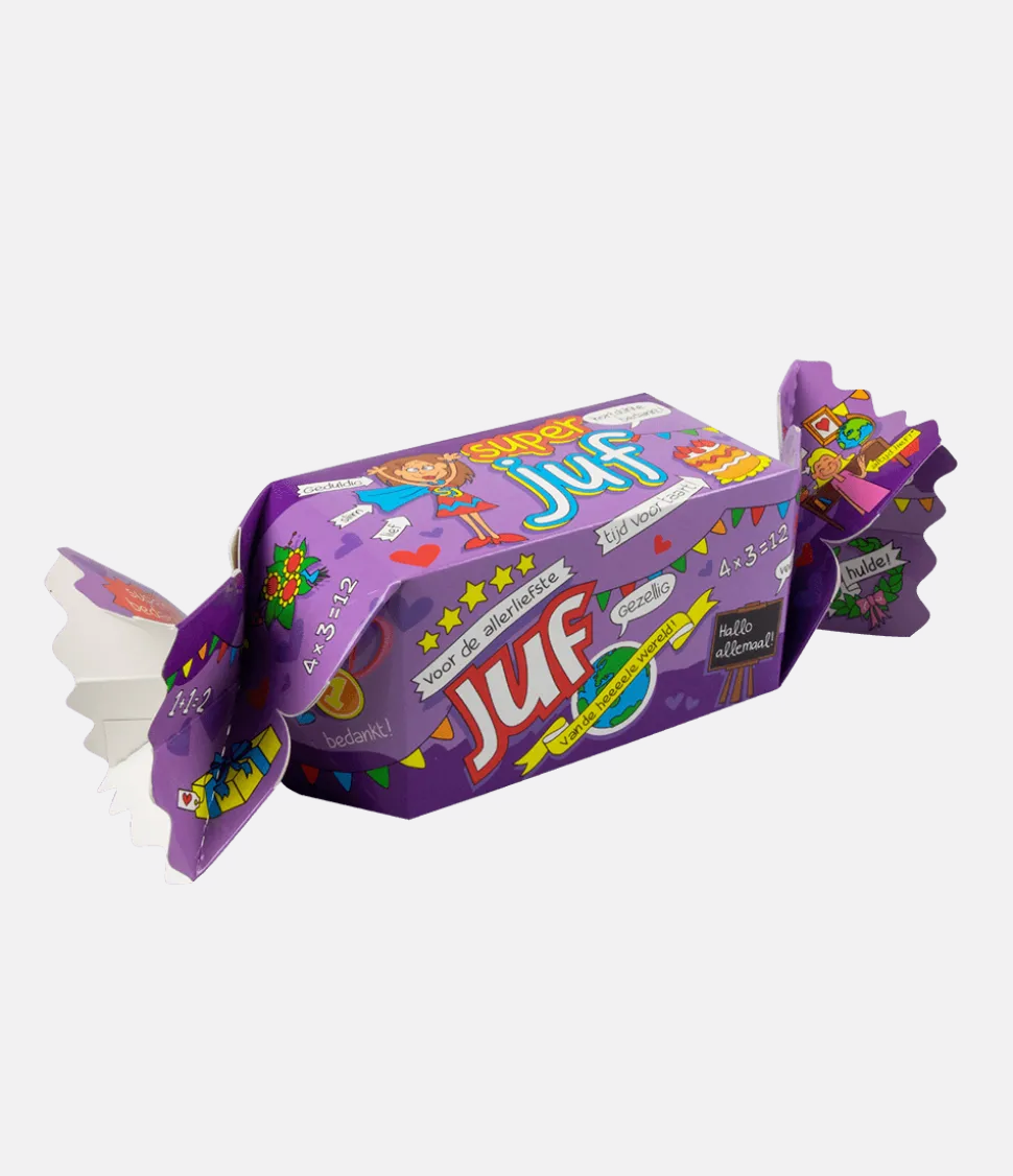 Geschenkdoosje Super Juf 26cm