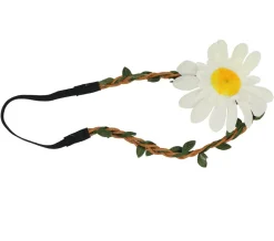 Gevlochten Haarband met Bloem