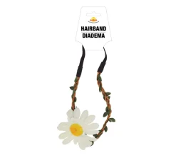 Gevlochten Haarband met Bloem