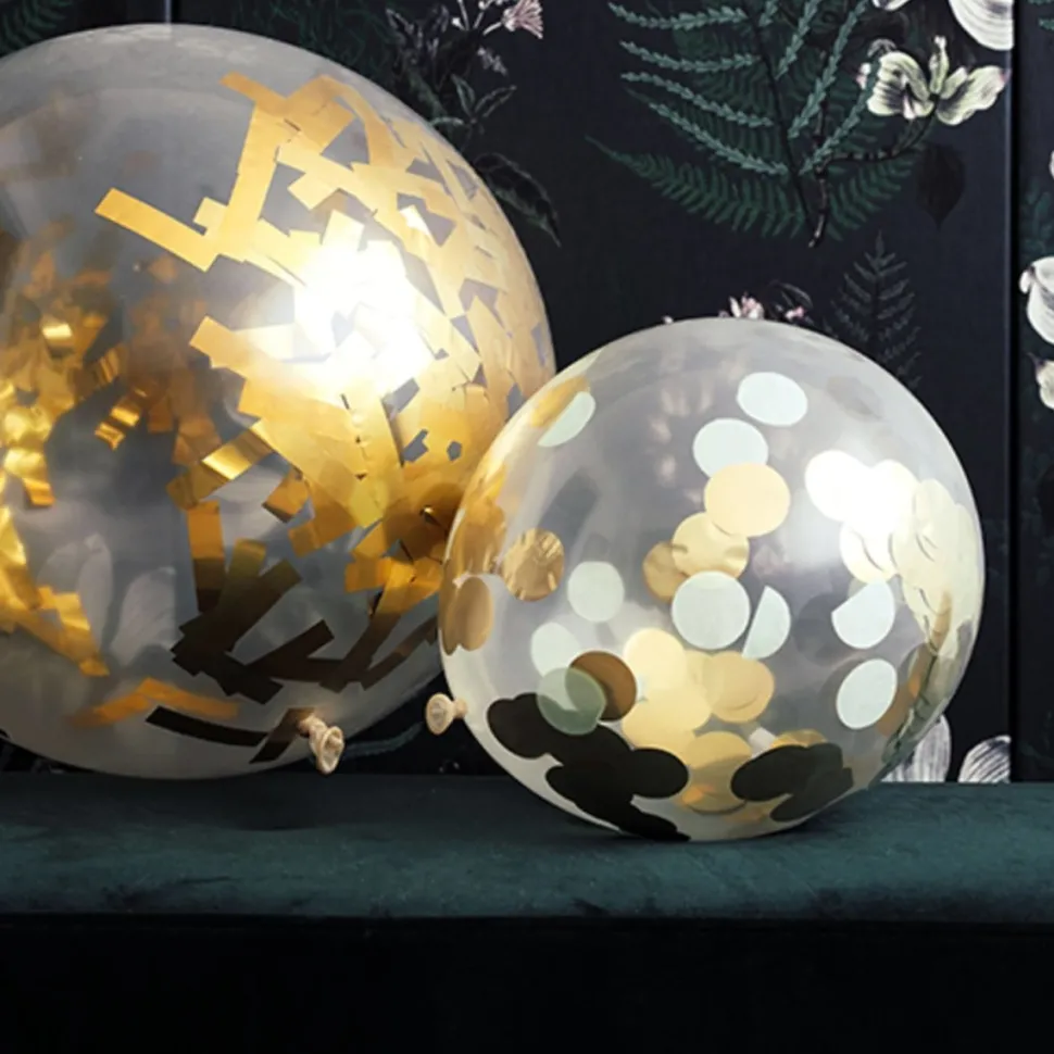 Gouden Confetti Ballon 61cm