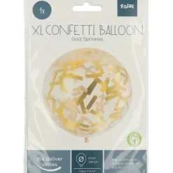 Gouden Confetti Ballon 61cm