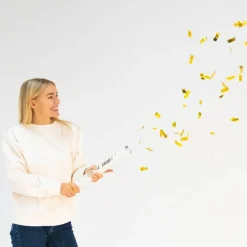 Gouden Confetti Kanon Folie 40cm