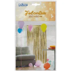 Gouden Deurgordijn Metallic 2m