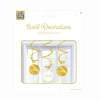 Gouden Hangdecoratie Congrats 17cm