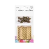 Gouden Kaarsjes 6cm 12st