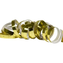 Gouden Serpentines Metallic 4m 18 ringen 2st