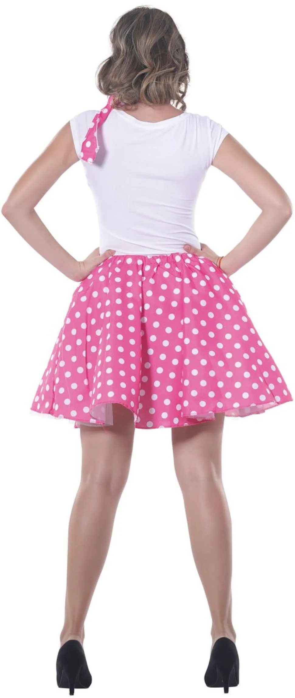 Grease Kostuum Set Roze 50's Dames L