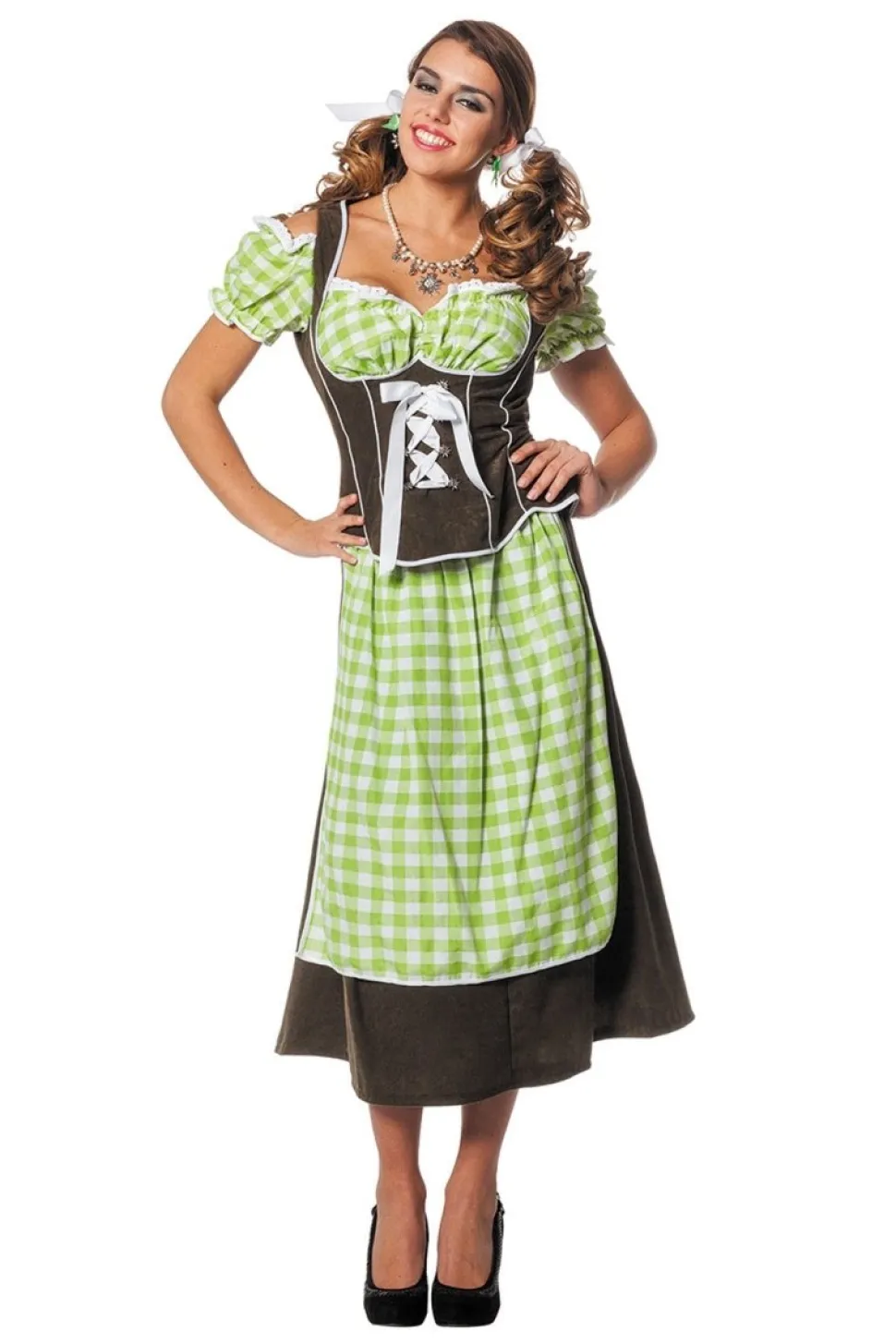 Groene Dirndl Jurk Oktoberfest Dames