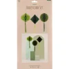 Groene Honeycombs 30cm 3st