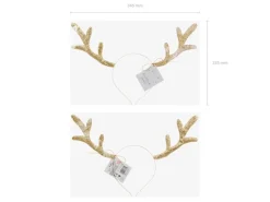 Haarband Rendier Goud 34,5cm