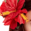 Haarbloem Rood Deluxe 14cm