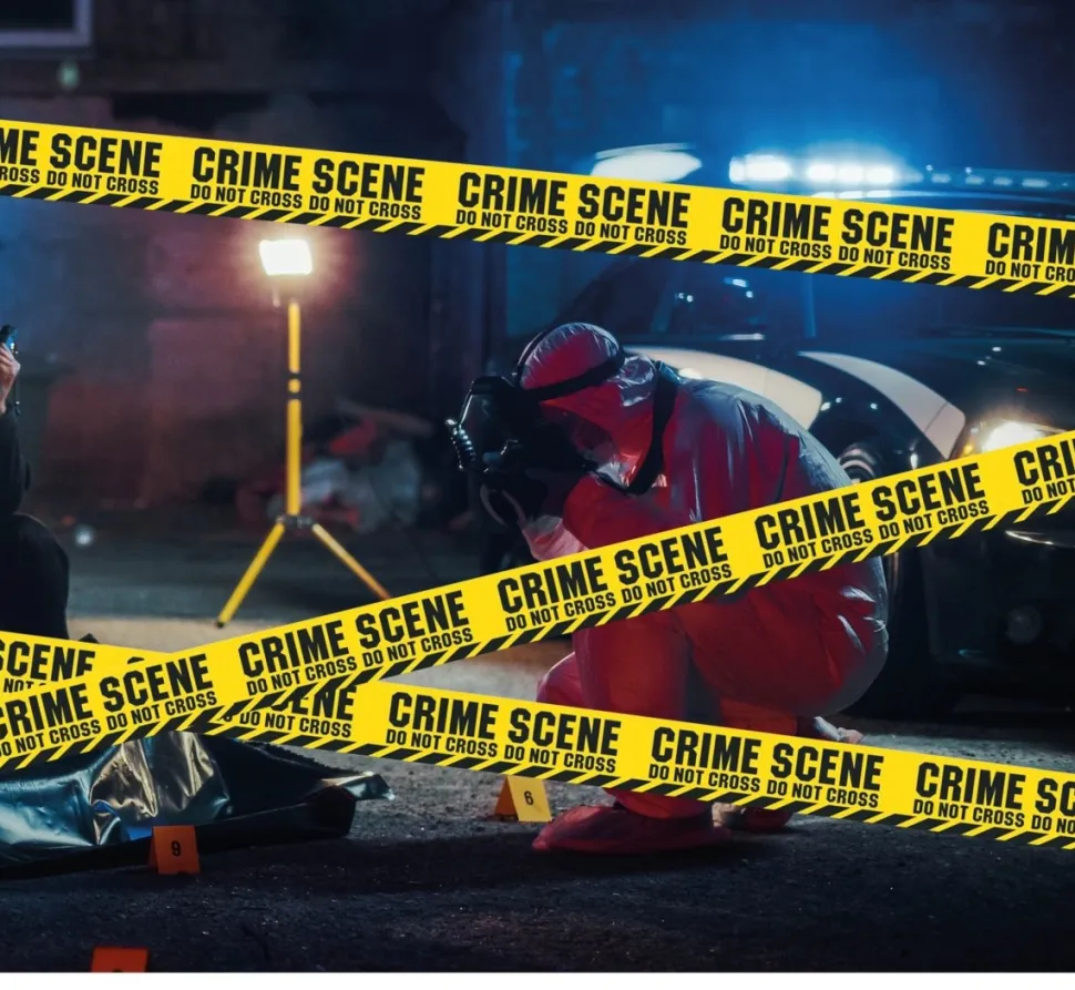 Halloween Afzetlint Crime Scene 6m