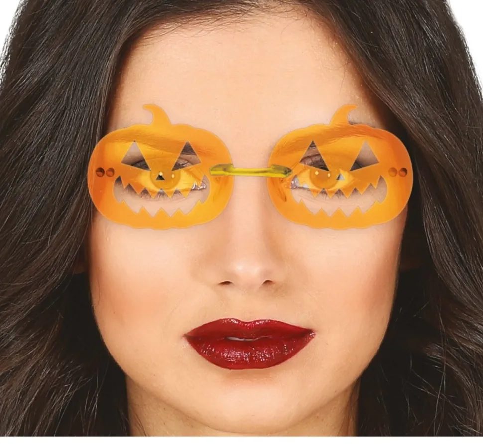 Halloween Bril Oranje Pompoenen
