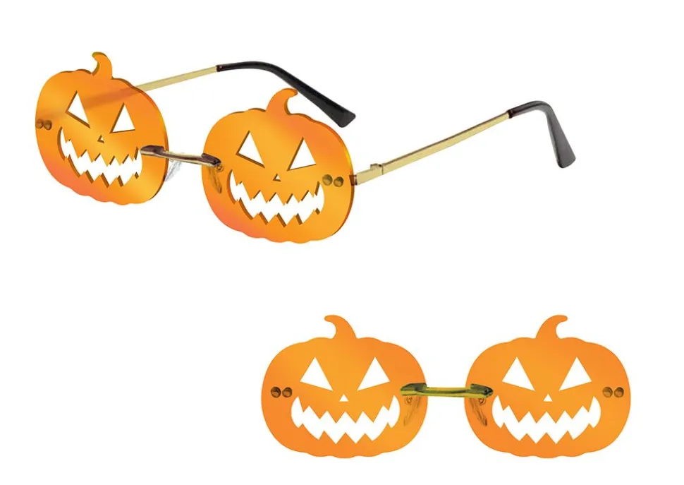Halloween Bril Oranje Pompoenen