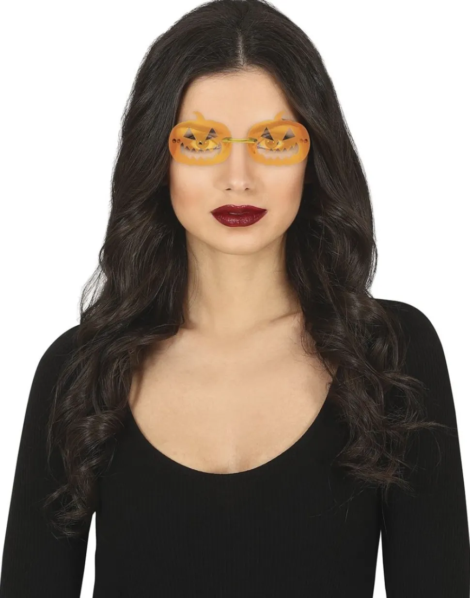 Halloween Bril Oranje Pompoenen