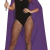 Halloween Cape Paars Dames 1,3m