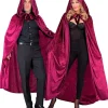 Halloween Cape Rood Fluweel 1,4m