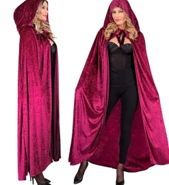 Halloween Cape Rood Fluweel 1,4m
