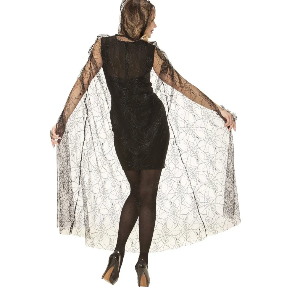 Halloween Cape Spinnenweb 1,4m