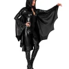 Halloween Cape Zwart Dames Vleermuis