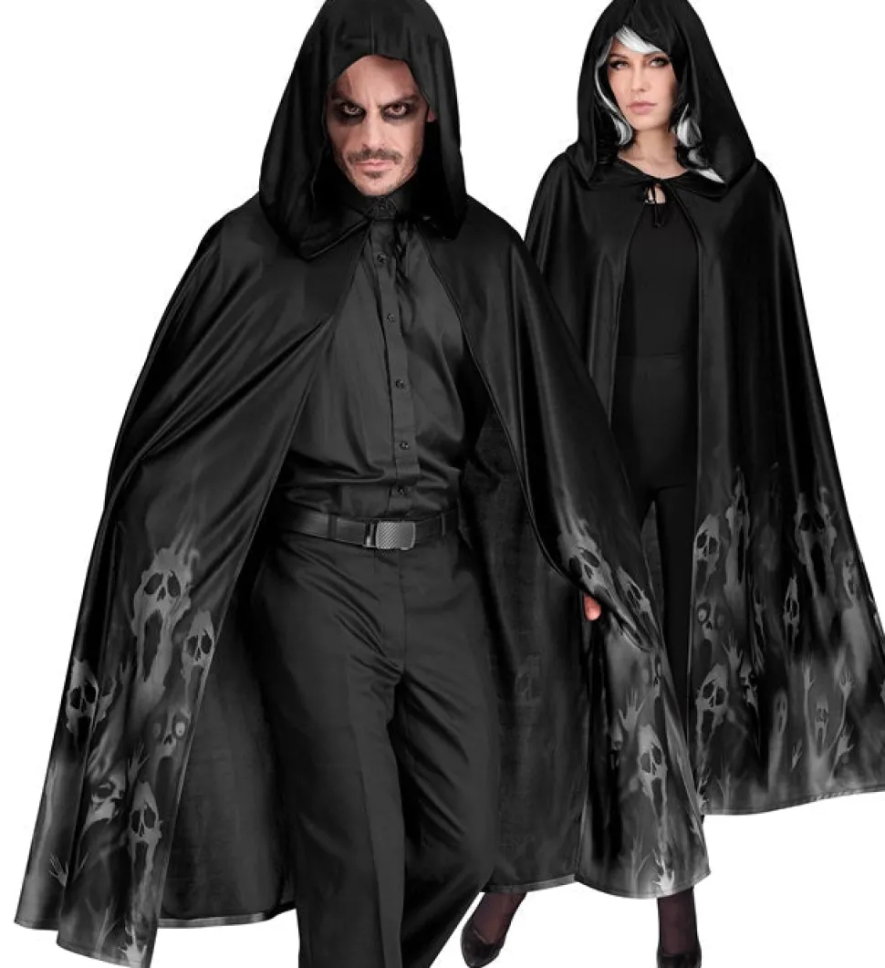 Halloween Cape Zwart Geest