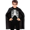 Halloween Cape Zwart Kind 90cm
