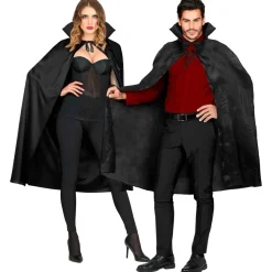 Halloween Cape Zwart 1,15m