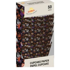 Halloween Cupcake Vormpjes Papier 5cm 50st