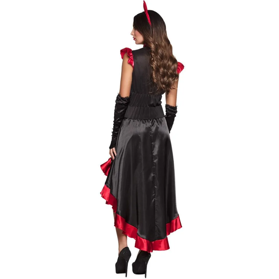 Halloween Duivel Kostuum Zwart Rood