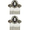 Halloween Haarclip Schedel Met Botten