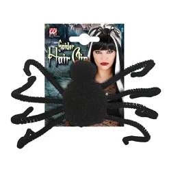 Halloween Haarclip Zwart Spin