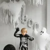 Halloween Helium Ballon Wit Spook Leeg 93cm