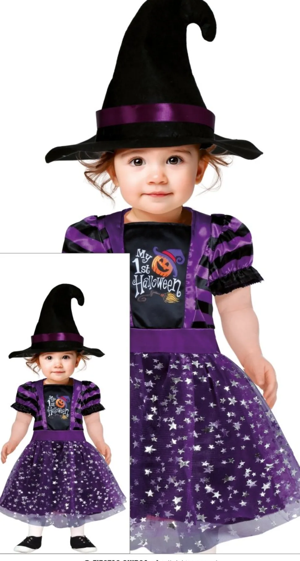 Halloween Jurk Baby Heks