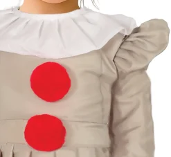 Halloween Jurk Meisje Clown Met Kraag