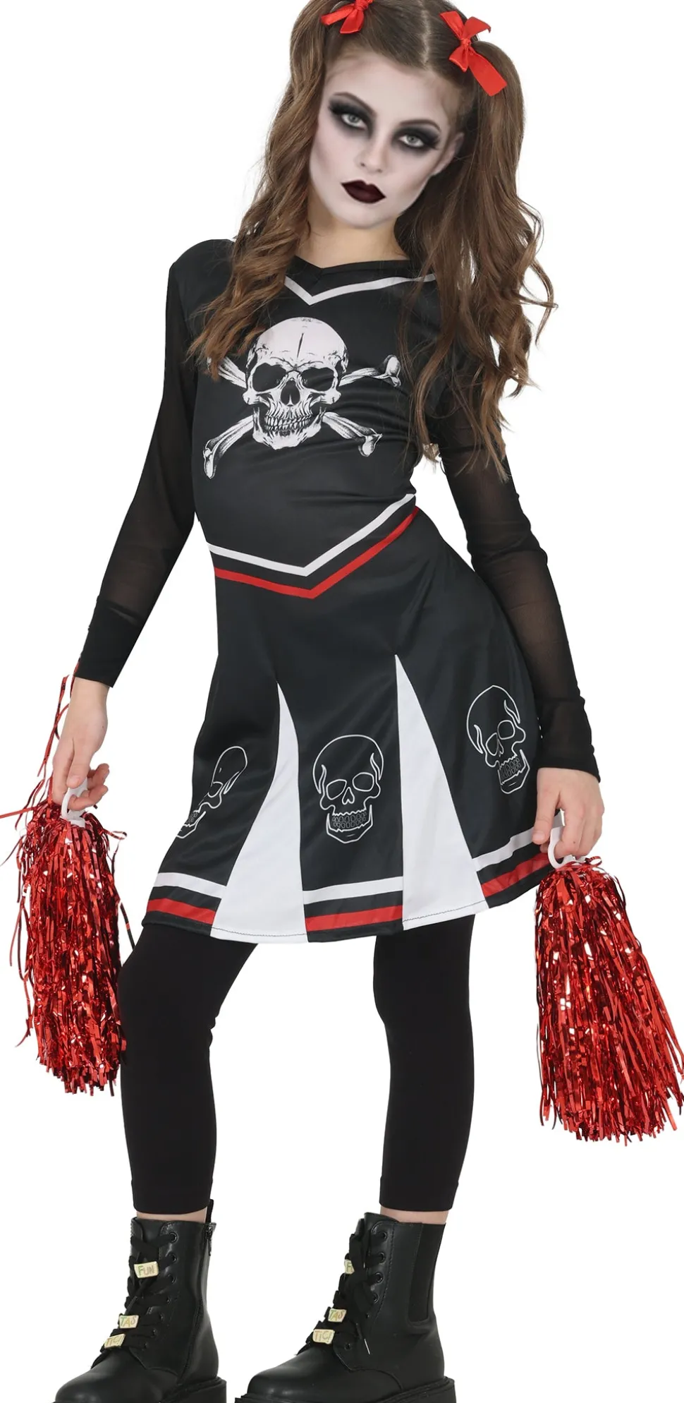 Halloween Jurk Meisje Gothic Cheerleader