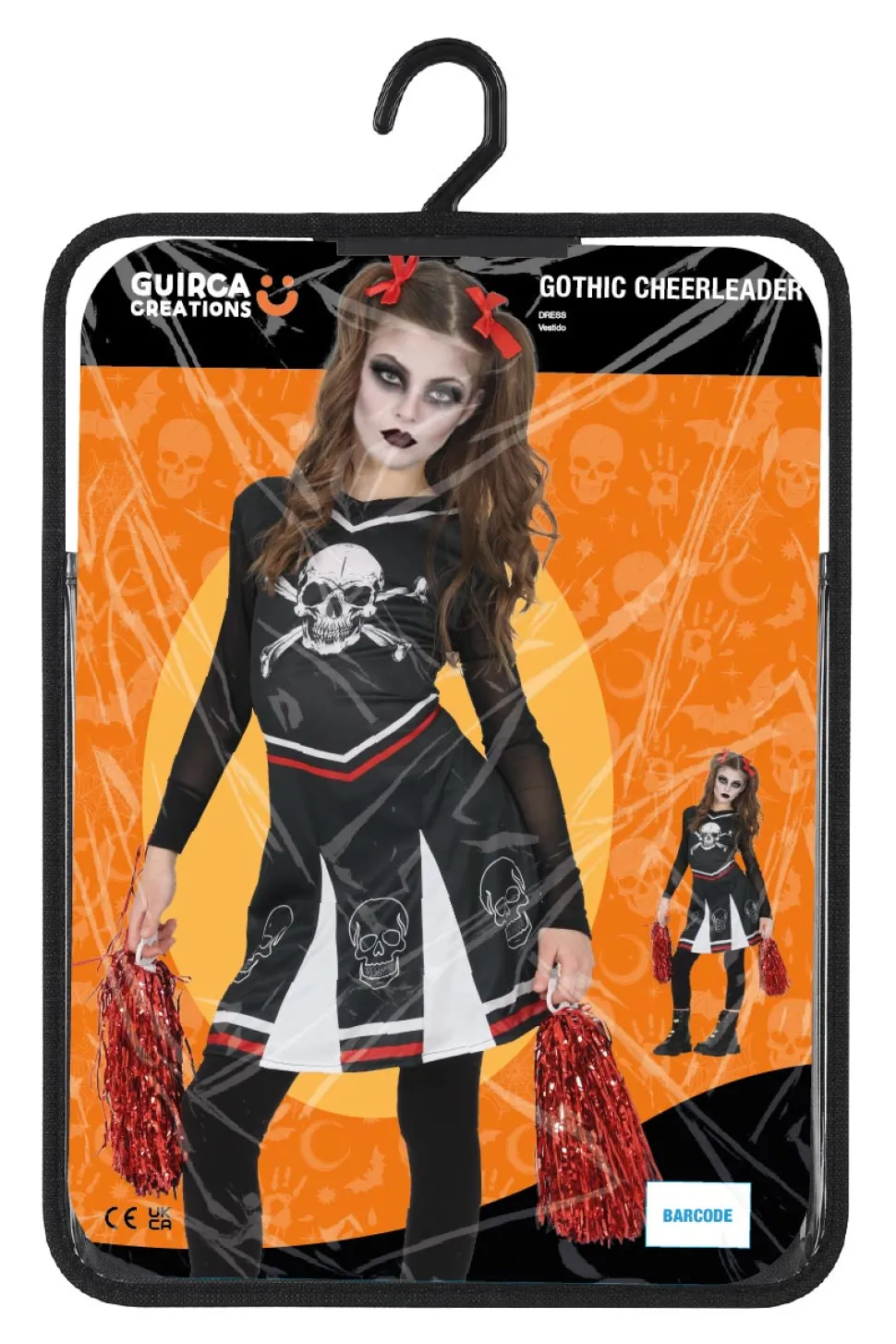Halloween Jurk Meisje Gothic Cheerleader