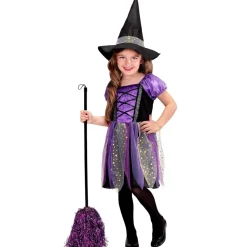 Halloween Jurk Paars Meisje 2 delig