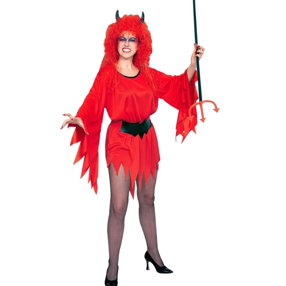 Halloween Jurk Rood Dames Duivelin