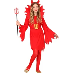 Halloween Jurk Rood Kind Duivel