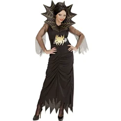 Halloween Jurk Zwart Dames Spider Lady