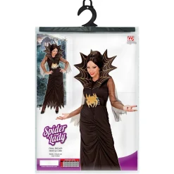 Halloween Jurk Zwart Dames Spider Lady
