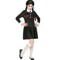 Halloween Jurk Zwart Wit Meisje