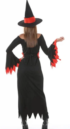 Halloween Kostuum Dames Heks Rood