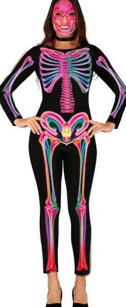 Halloween Kostuum Dames Neon Skelet