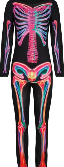 Halloween Kostuum Dames Neon Skelet