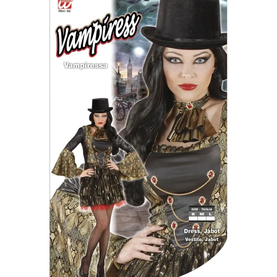 Halloween Kostuum Dames Vampier Gotisch