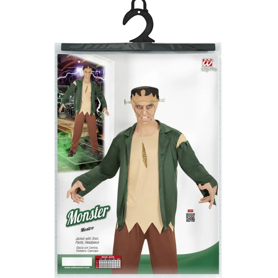 Halloween Kostuum Groen Heren Zombie
