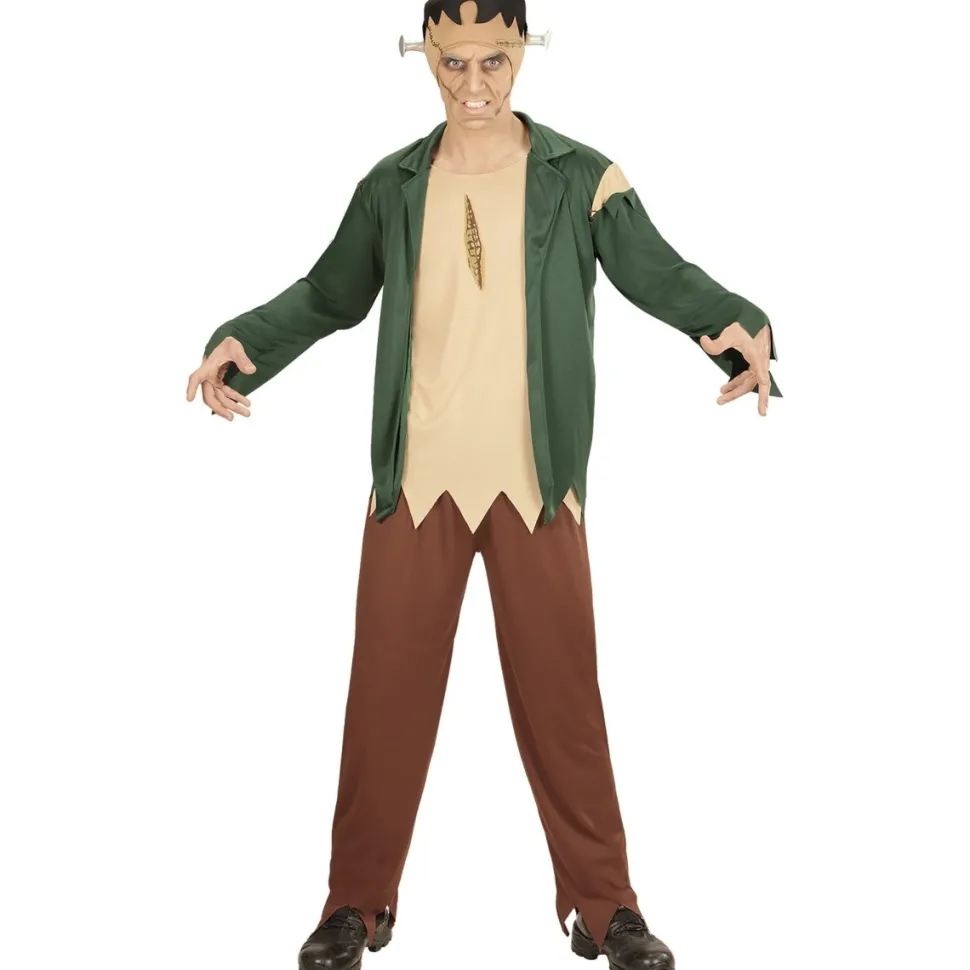 Halloween Kostuum Groen Heren Zombie